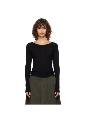 mfpen Black LS Flatlock T-shirt