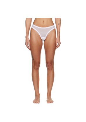 Fruity Booty White Moss Thong