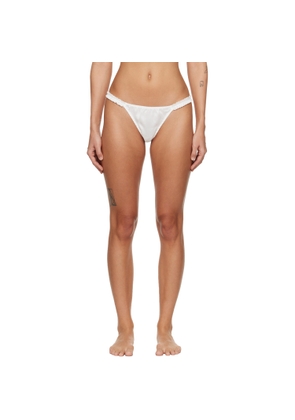 Fruity Booty White Hai Edition Silk Thong