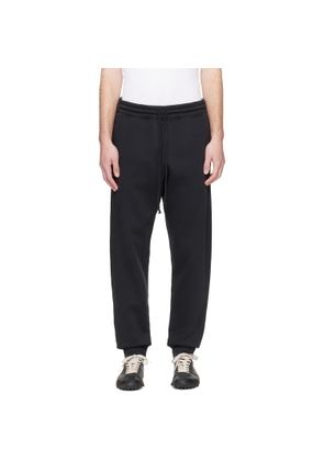 SKIMS Black Fleece Lounge Tapered Jogger Sweatpants
