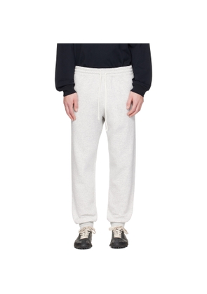 SKIMS Gray Fleece Lounge Tapered Jogger Sweatpants