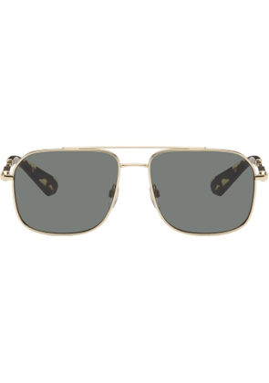 Burberry Gold Metal Sunglasses