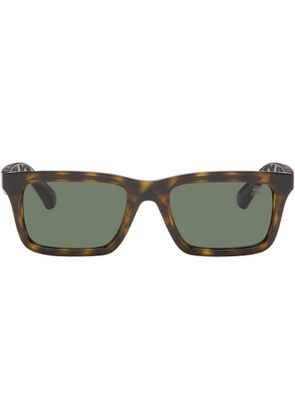 Burberry Brown Rectangular Sunglasses
