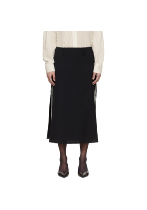 mfpen Black Tab Midi Skirt
