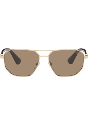 Burberry Gold Metal Sunglasses