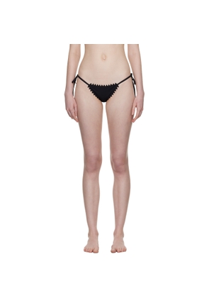 JACQUEMUS Black 'The Picot' Bikini Bottom