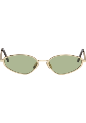 RETROSUPERFUTURE Gold Zyra Sunglasses