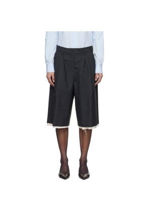 mfpen Gray Slash Shorts