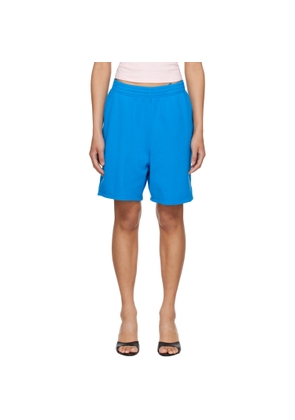 SKIMS Blue French Terry Long Shorts