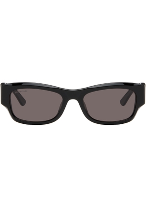 Balenciaga Black Rectangular Sunglasses