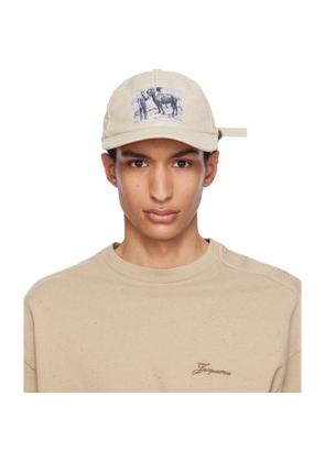JACQUEMUS Beige 'The Paysan' Baseball Cap