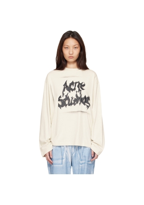 Acne Studios Off-White Gothic Logo T-shirt