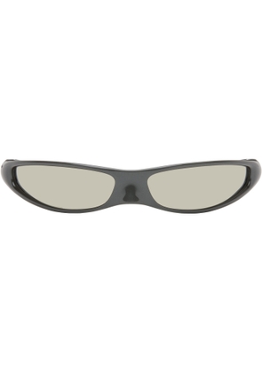 Balenciaga Gray Mirrored Sunglasses
