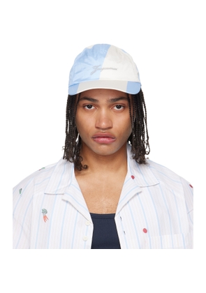 JACQUEMUS Blue & Off-White 'The Baluchon baseball' Cap