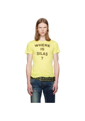 Silas Yellow Slogan T-shirt
