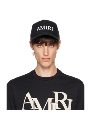 AMIRI Black 'Amiri' Core Logo Trucker Cap