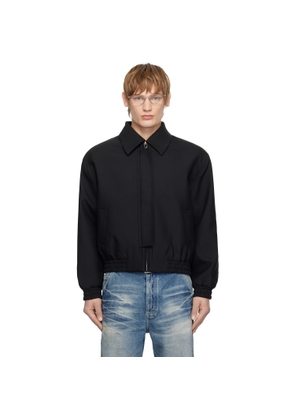 Fax Copy Express SSENSE Exclusive Black Zip Shoulder Jacket