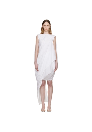 JACQUEMUS White 'The Traversin' Minidress