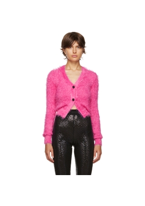 MSGM Pink Maglia Cardigan