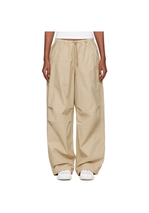 On Beige Parachute Lounge Pants
