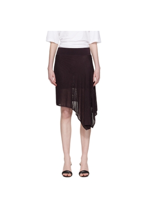 JACQUEMUS Brown 'The Voile' Midi Skirt