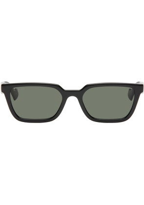 Gucci Black Rectangular-Frame Sunglasses