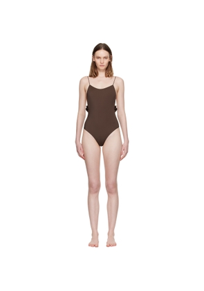 JACQUEMUS Brown 'The Cabana' Swimsuit