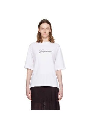 JACQUEMUS White 'The Jacquemus' T-shirt
