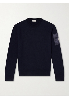 Moncler - Virgin Wool Sweater - Men - Blue - S