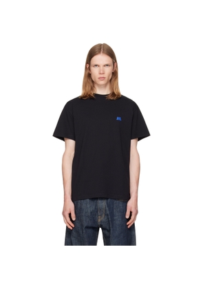 Jil Sander Black Embroidered T-shirt