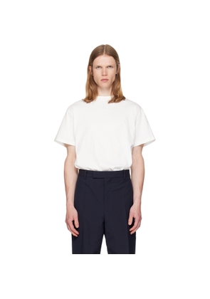 Jil Sander Three-Pack White Crew-Neck T-shirts