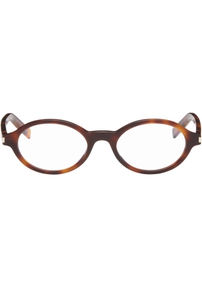 Saint Laurent Brown SL 751 Jeanne Round Oval Glasses