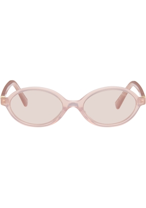 Miu Miu Eyewear Pink Miu Regard Sunglasses