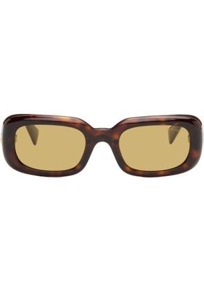 Miu Miu Eyewear Brown Rectangular Sunglasses