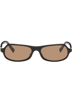 Miu Miu Eyewear Black Rectangular Sunglasses