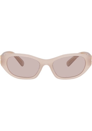 Miu Miu Eyewear Gray Logo Sunglasses