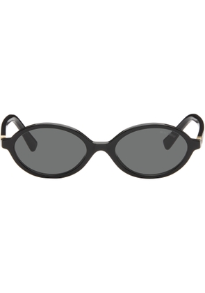 Miu Miu Eyewear Black Miu Regard Sunglasses