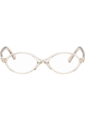 Miu Miu Eyewear Transparent Miu Regard Glasses