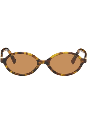 Miu Miu Eyewear Brown Miu Regard Sunglasses