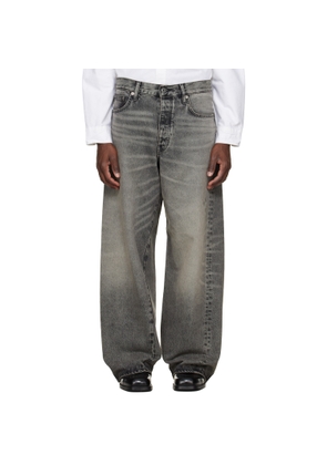 Sunflower Gray Super Wide Twist Jeans