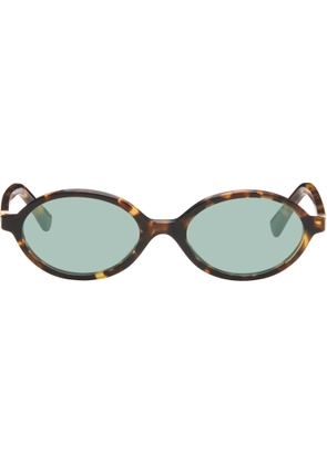 Miu Miu Eyewear Brown 'Miu Regard' Sunglasses