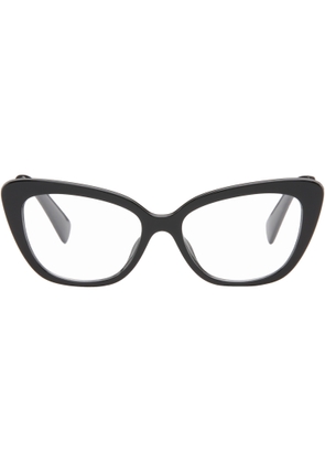 Miu Miu Eyewear Black Cateye Glasses