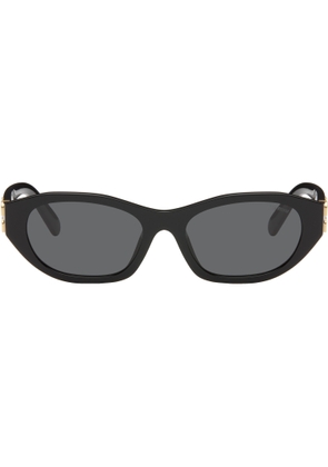 Miu Miu Eyewear Black Classic Subtle Cateye Sunglasses