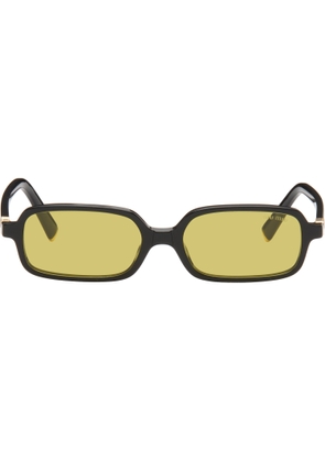 Miu Miu Eyewear Black 'Miu Regard' Sunglasses