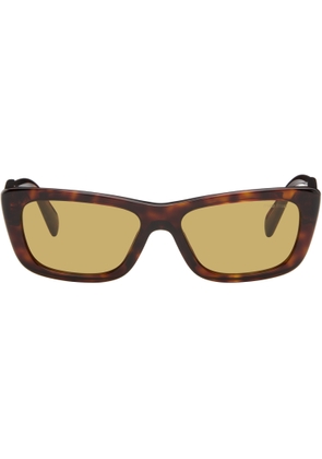 Miu Miu Eyewear Brown Cat-Eye Sunglasses