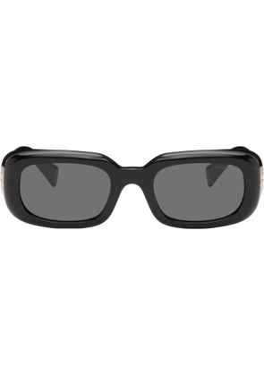 Miu Miu Eyewear Black Rectangular Sunglasses