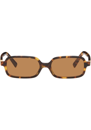 Miu Miu Eyewear Brown 'Miu Regard' Sunglasses