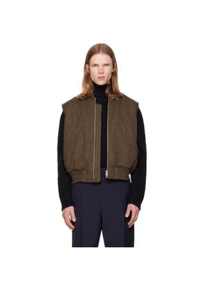 Jil Sander Brown Sport Vest