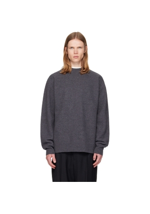 Jil Sander Gray Wool Sweater