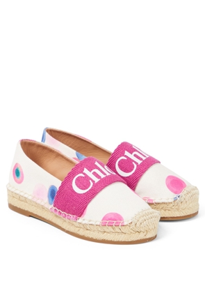 Chloe Kids Logo espadrilles